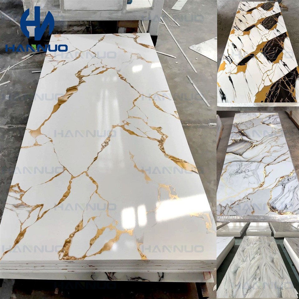UV Marble Board Pvc Wall Panel Plastic UV Marble Sheet